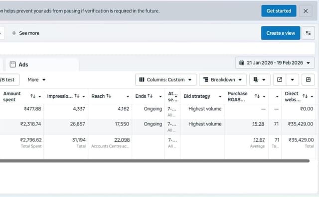 12x Return on Ad Spend
